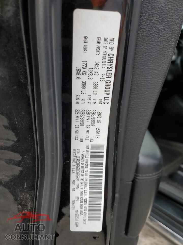 DODGE DURANGO 2013 - 1C4RDHAG9DC695024