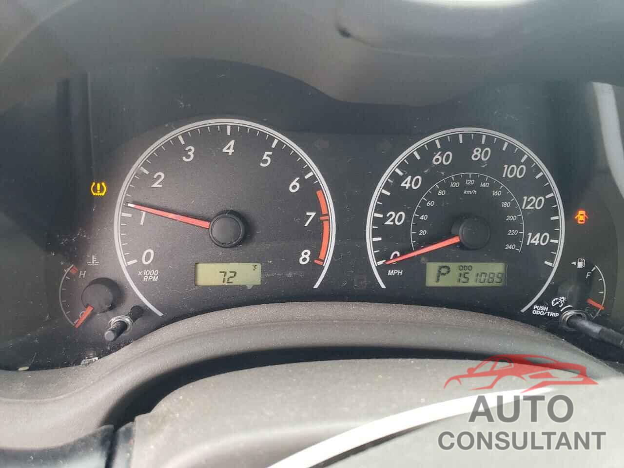 TOYOTA COROLLA 2010 - 2T1BU4EE9AC382867