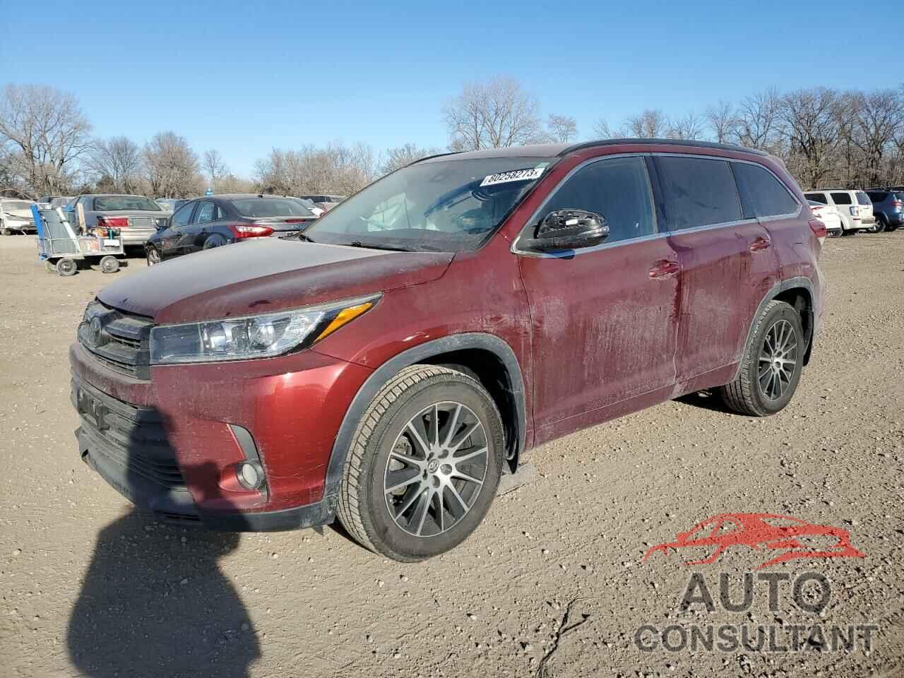 TOYOTA HIGHLANDER 2017 - 5TDJZRFH0HS371728