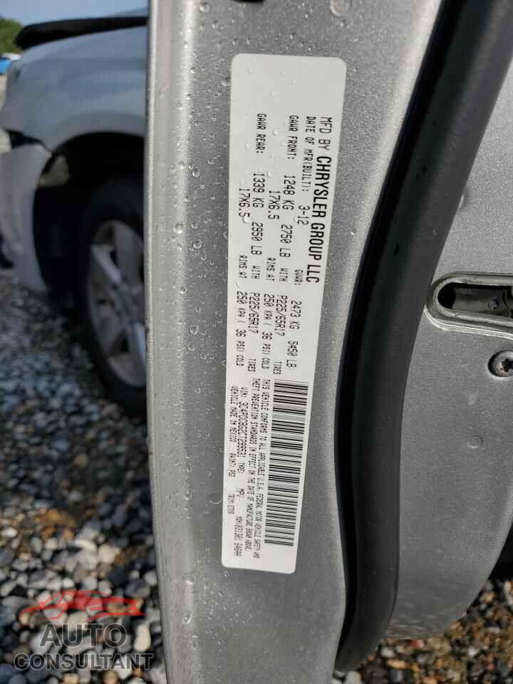 DODGE JOURNEY 2012 - 3C4PDCBG2CT299531