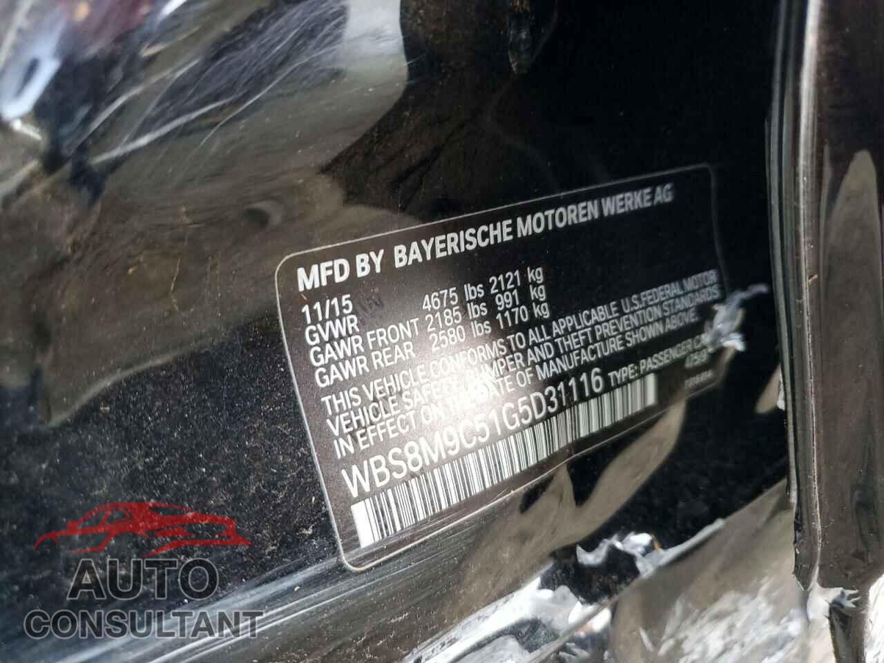 BMW M3 2016 - WBS8M9C51G5D31116