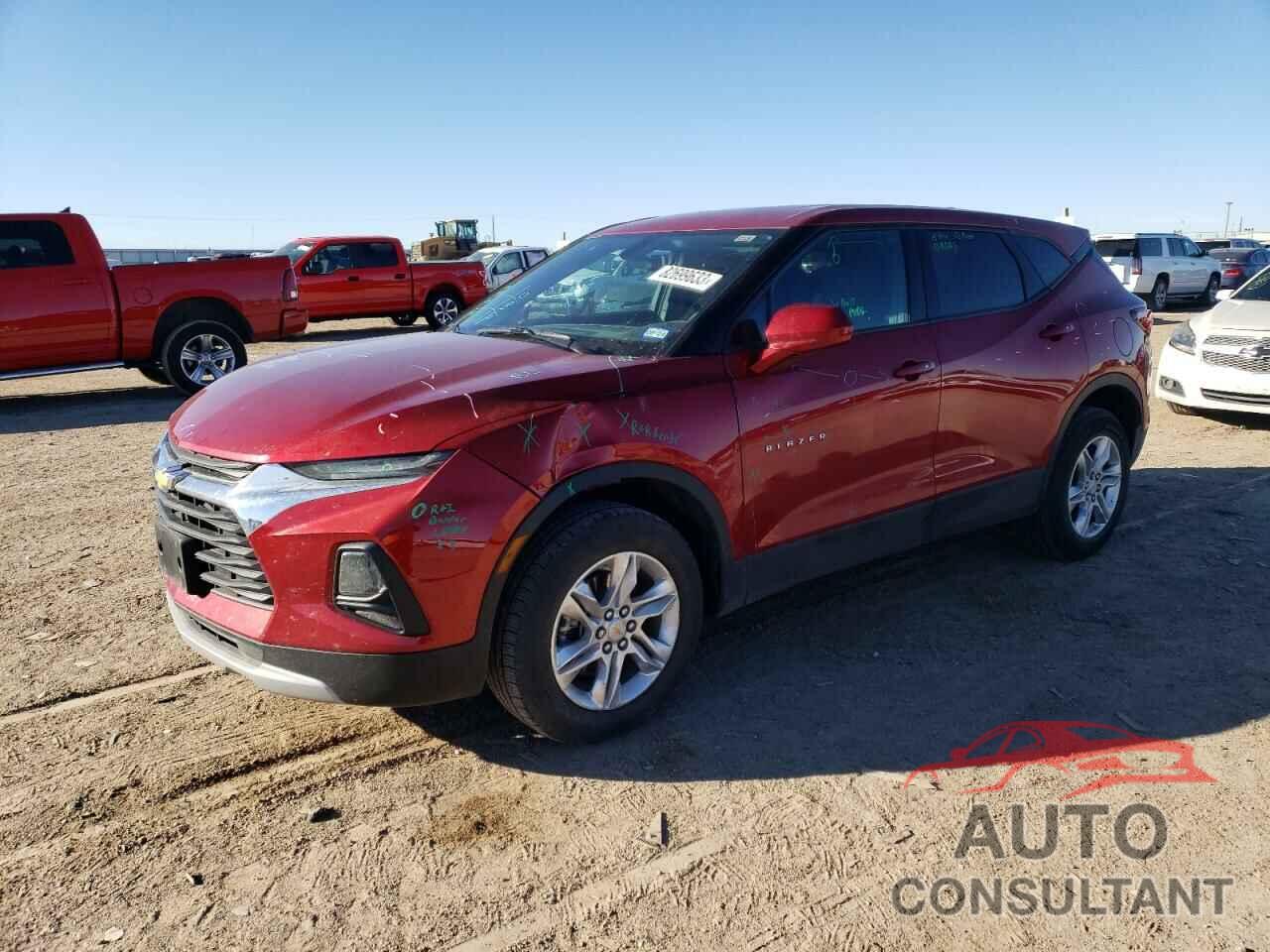 CHEVROLET BLAZER 2021 - 3GNKBBRA1MS582075