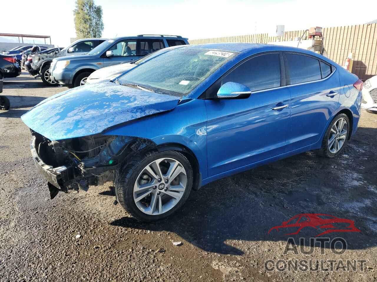 HYUNDAI ELANTRA 2017 - KMHD84LF3HU263990