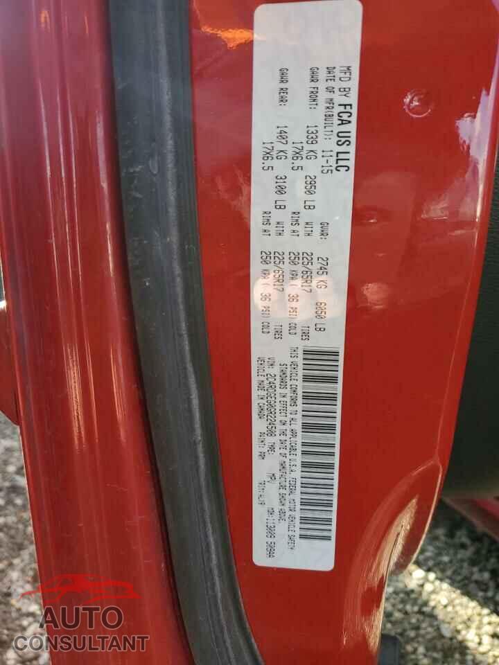 DODGE CARAVAN 2016 - 2C4RDGEG0GR224508