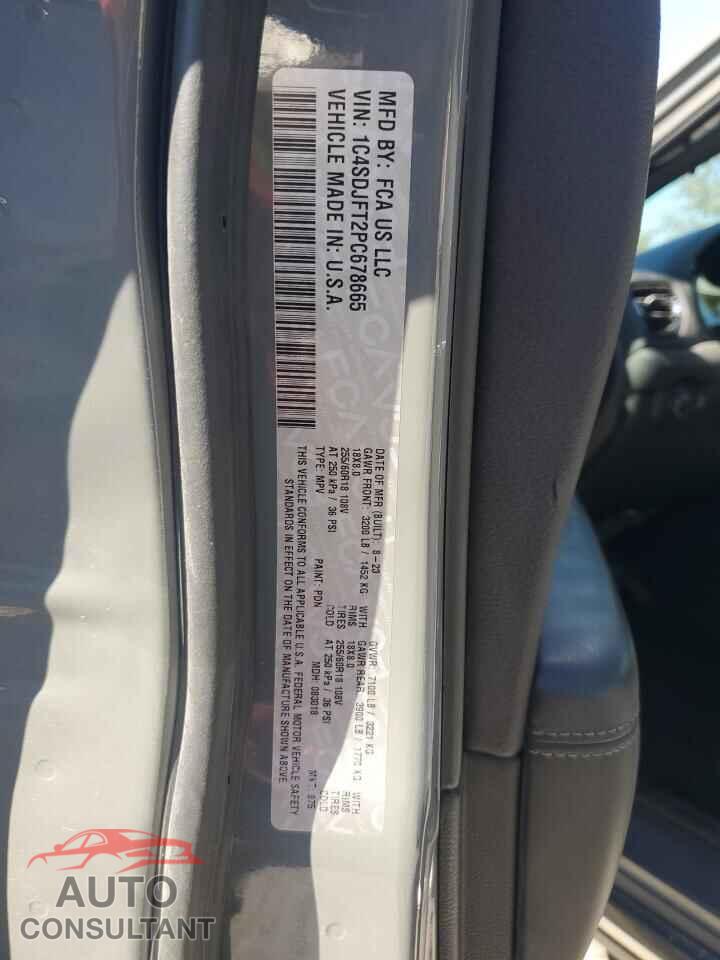 DODGE DURANGO 2023 - 1C4SDJFT2PC678665