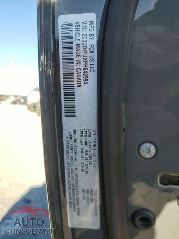 DODGE CHALLENGER 2023 - 2C3CDZFJXPH648994