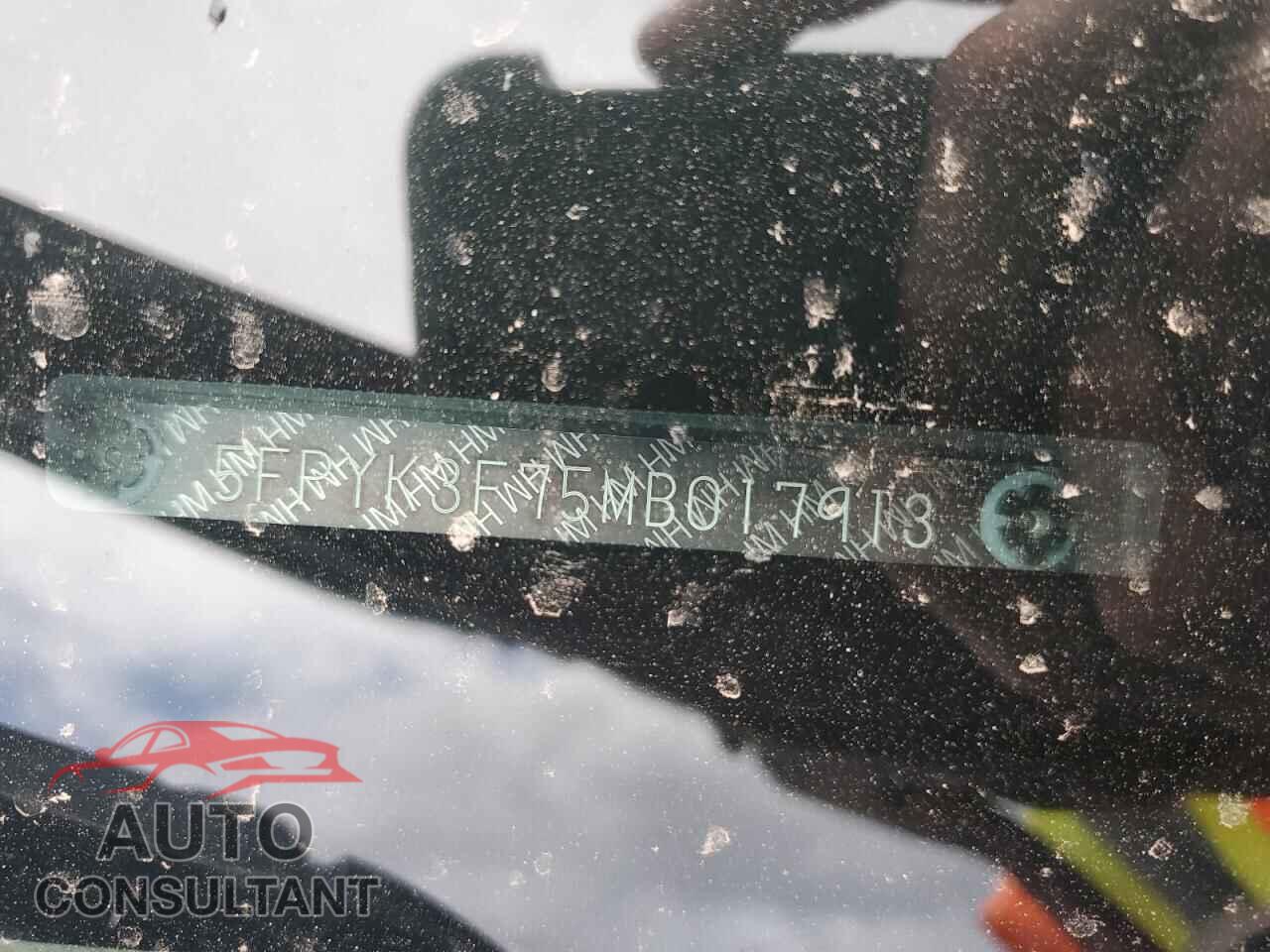 HONDA RIDGELINE 2021 - 5FPYK3F75MB017913