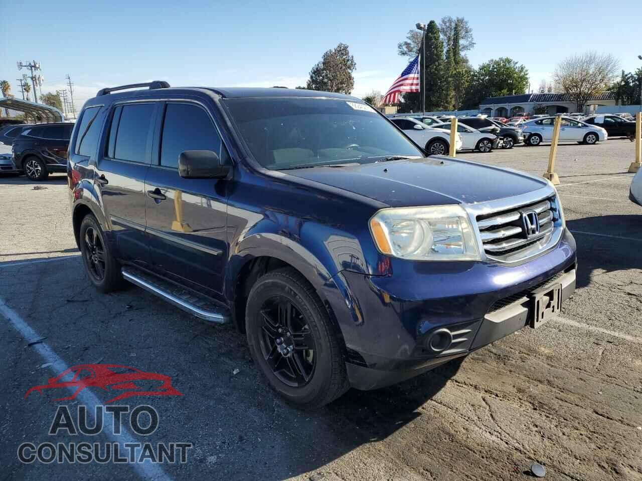 HONDA PILOT 2013 - 5FNYF3H2XDB025231