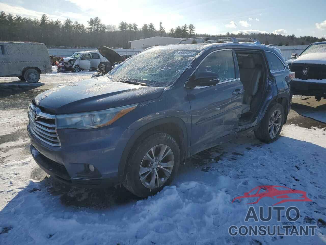 TOYOTA HIGHLANDER 2015 - 5TDJKRFH9FS155930