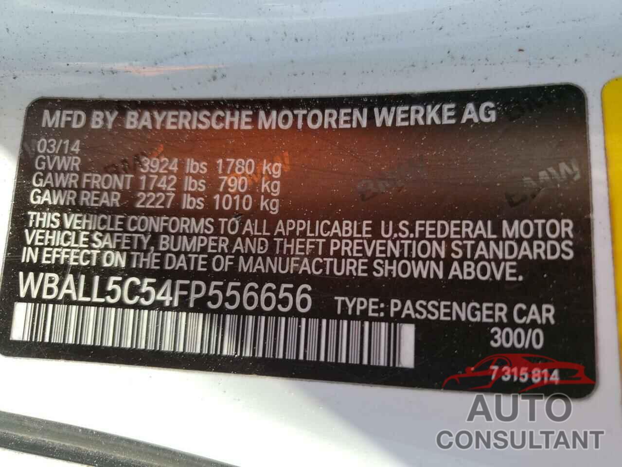 BMW Z4 2015 - WBALL5C54FP556656