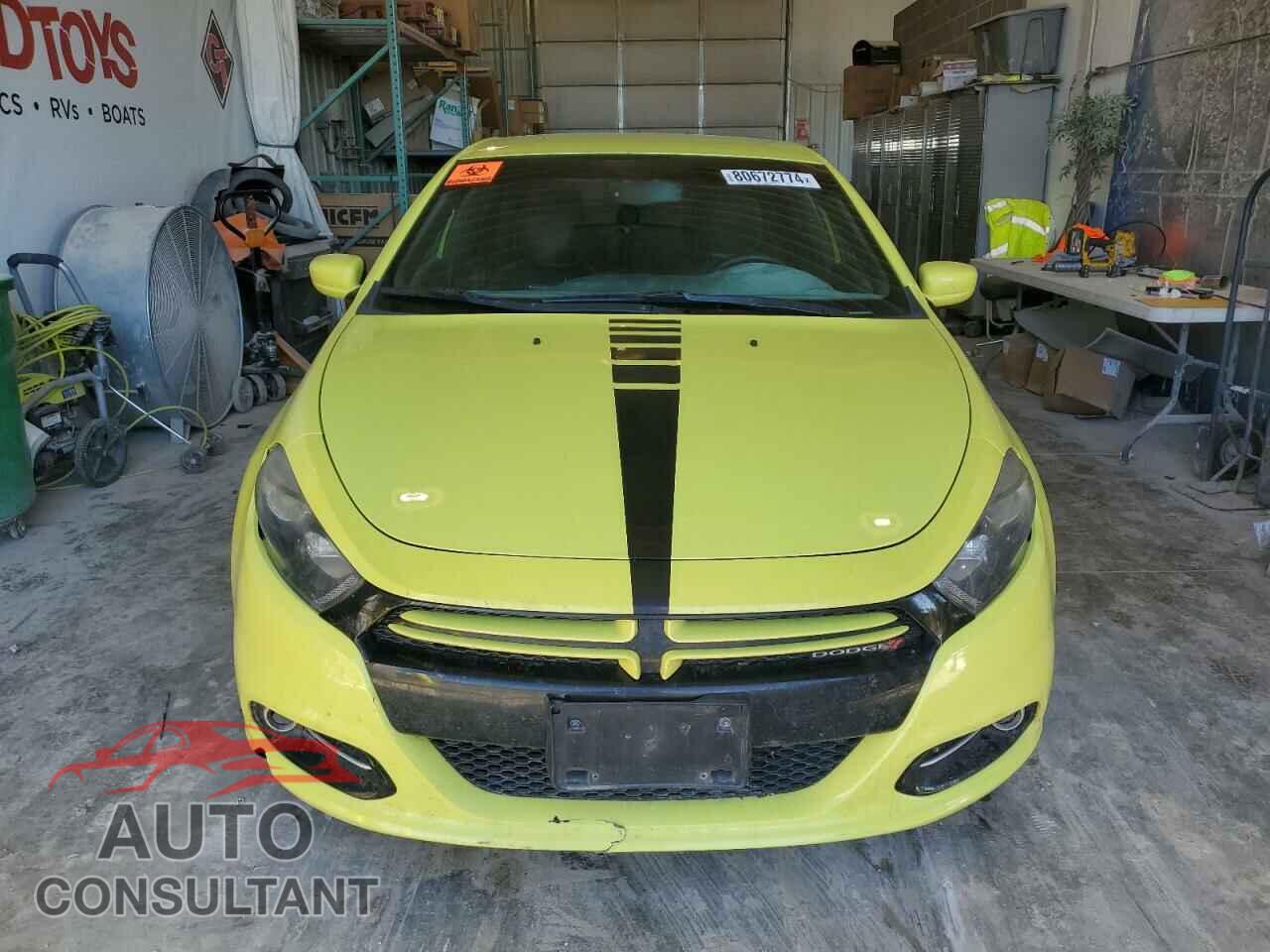 DODGE DART 2013 - 1C3CDFBA9DD200243