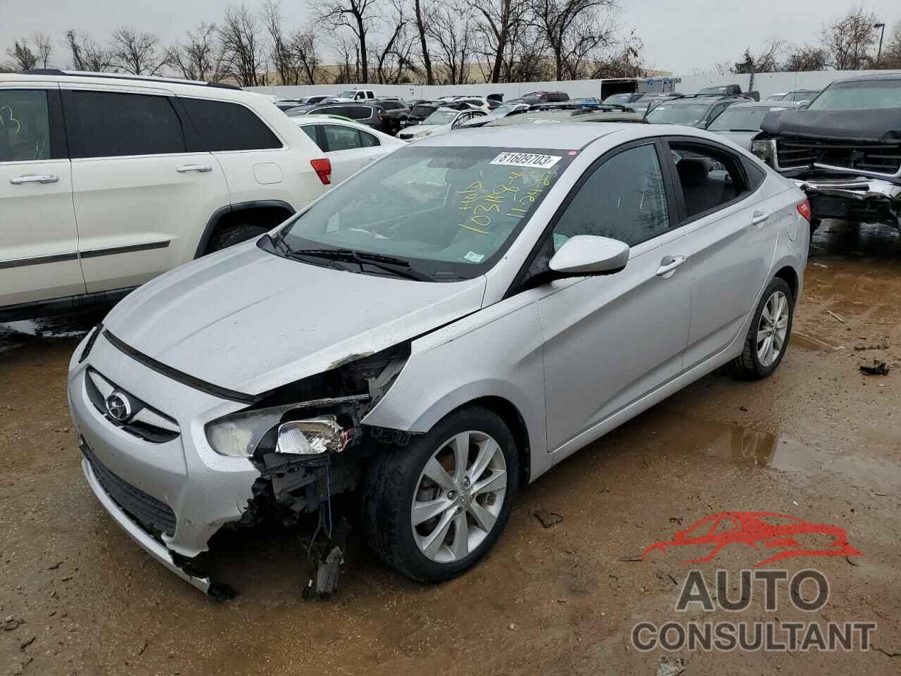 HYUNDAI ACCENT 2013 - KMHCU4AE5DU461286