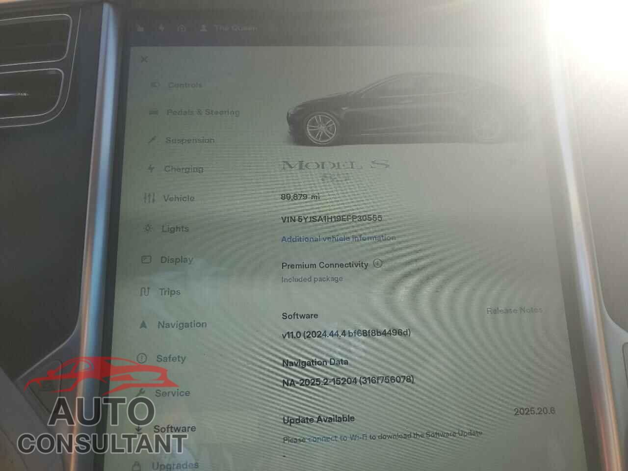 TESLA MODEL S 2014 - 5YJSA1H19EFP30555