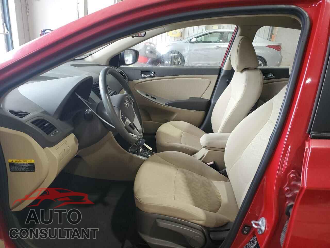 HYUNDAI ACCENT 2012 - KMHCU4AEXCU080449