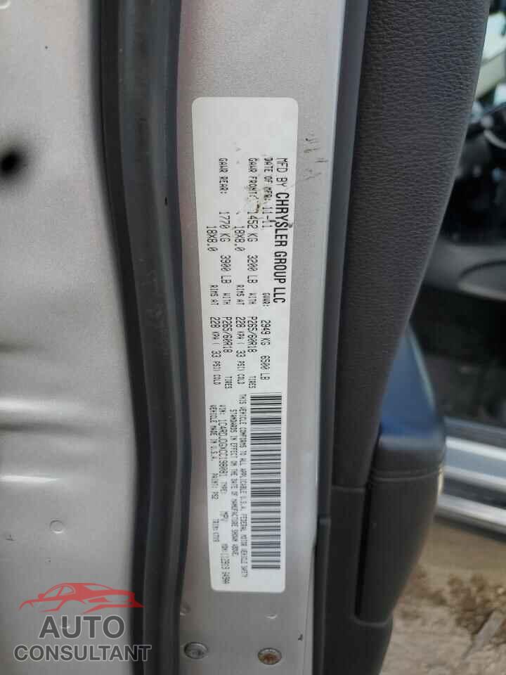 DODGE DURANGO 2012 - 1C4RDJDGXCC198081