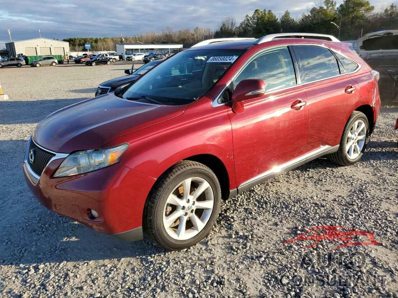 LEXUS RX350 2010 - 2T2ZK1BA0AC010964