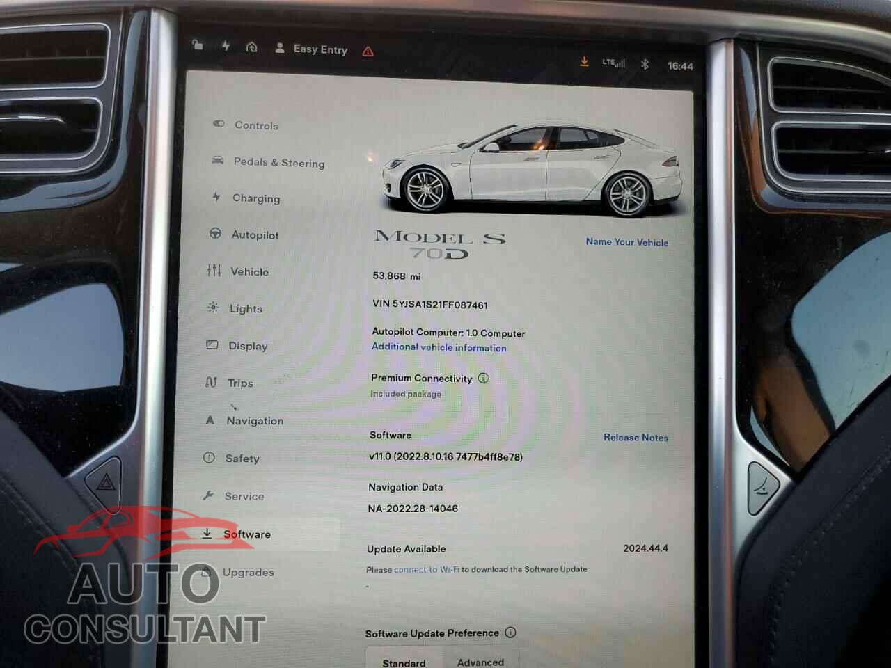 TESLA MODEL S 2015 - 5YJSA1S21FF087461