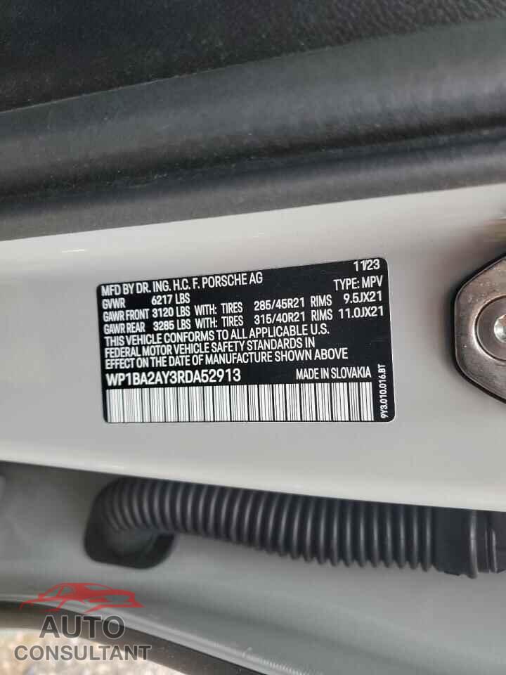 PORSCHE CAYENNE 2024 - WP1BA2AY3RDA52913