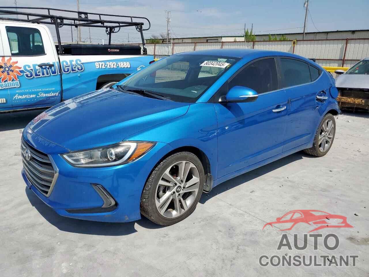HYUNDAI ELANTRA 2017 - KMHD84LF7HU284390