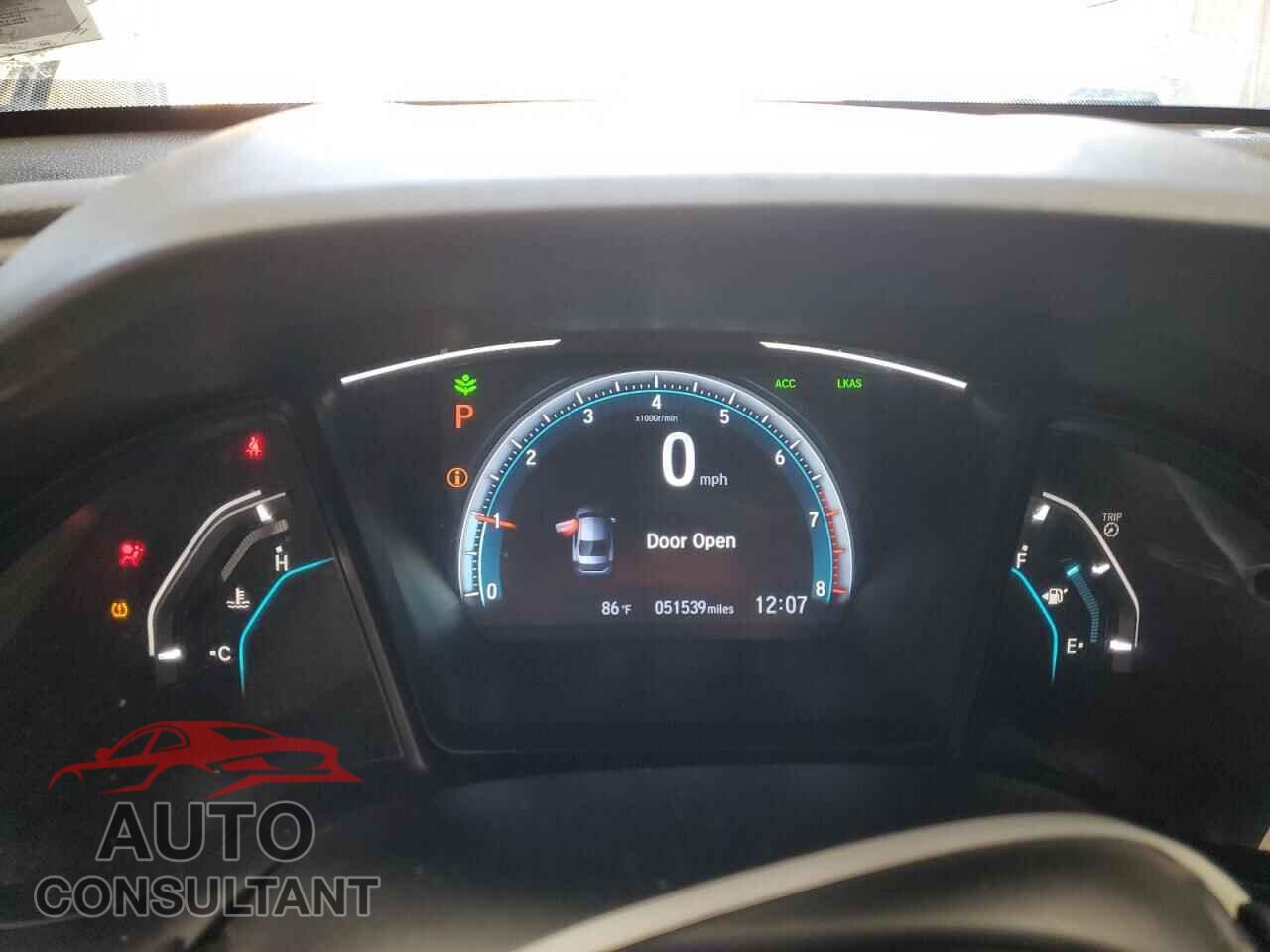HONDA CIVIC 2019 - 2HGFC2F6XKH574632