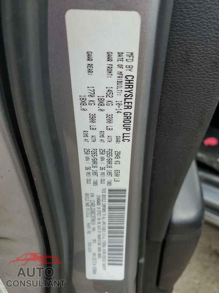 DODGE DURANGO 2014 - 1C4RDJDG8EC970810