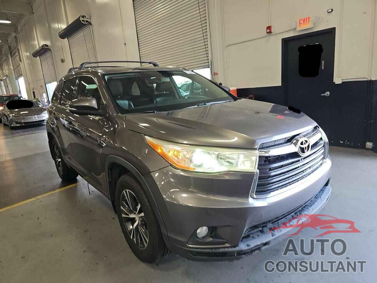 TOYOTA HIGHLANDER 2016 - 5TDKKRFH9GS141757