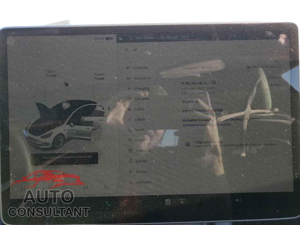 TESLA MODEL 3 2022 - 5YJ3E1EB0NF355368
