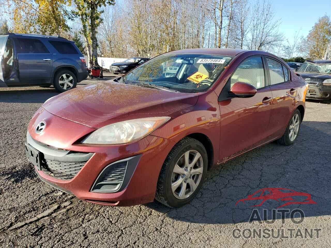 MAZDA 3 2010 - JM1BL1SG4A1309787