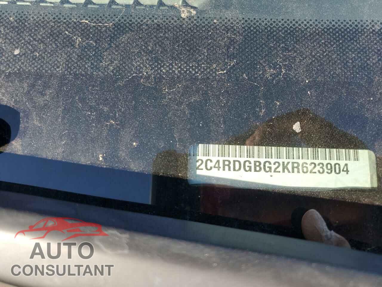 DODGE CARAVAN 2019 - 2C4RDGBG2KR623904