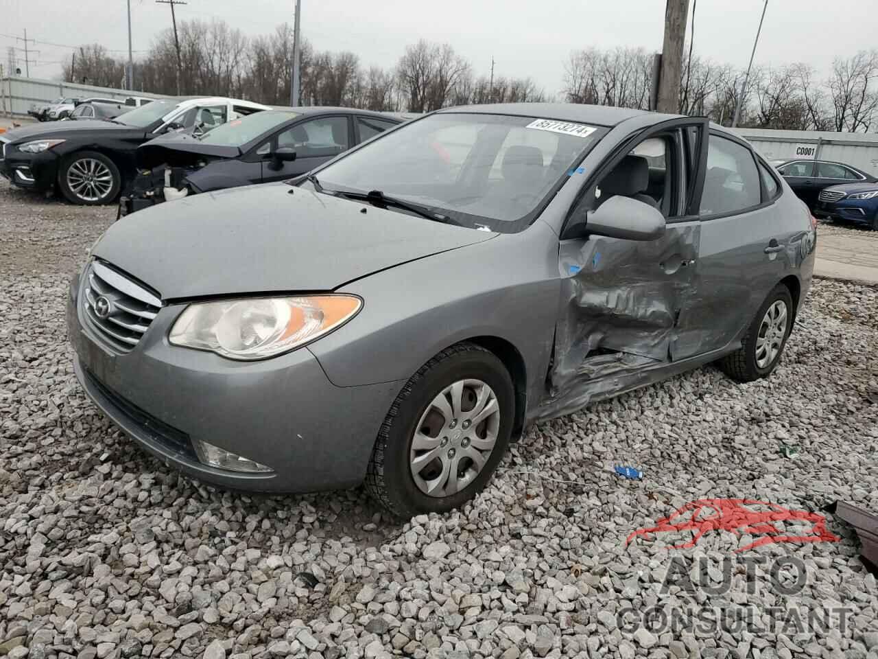 HYUNDAI ELANTRA 2010 - KMHDU4ADXAU099219