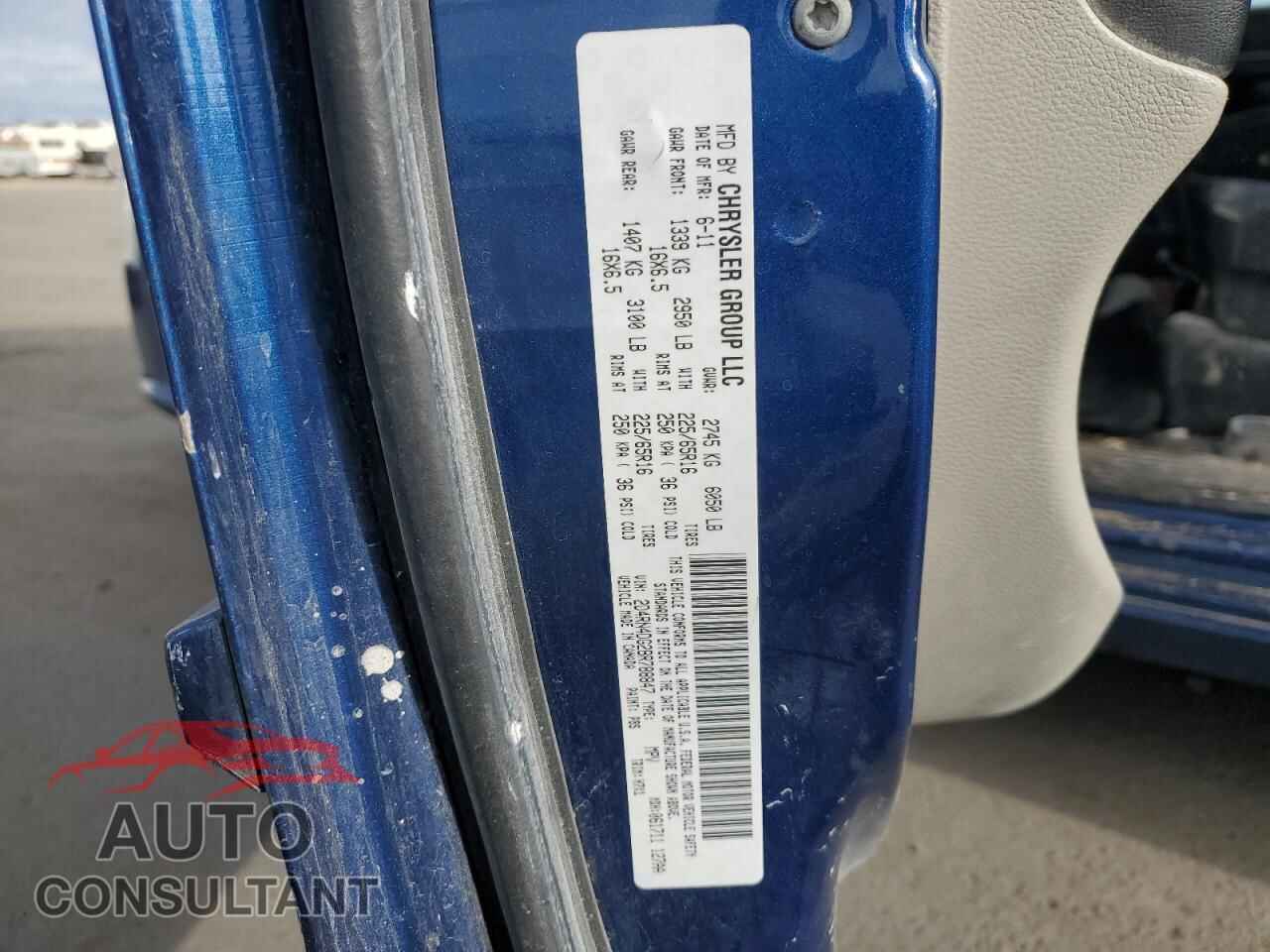DODGE CARAVAN 2011 - 2D4RN4DG2BR788847