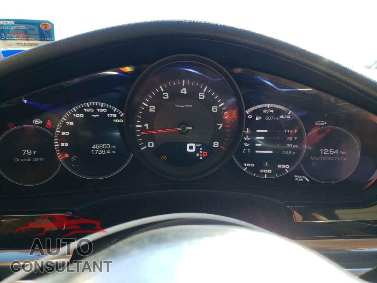 PORSCHE PANAMERA 2017 - WP0AA2A7XHL100416