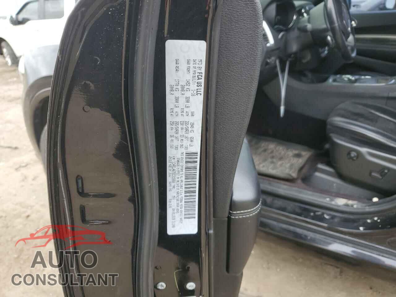 DODGE DURANGO 2016 - 1C4RDJAG7GC315660