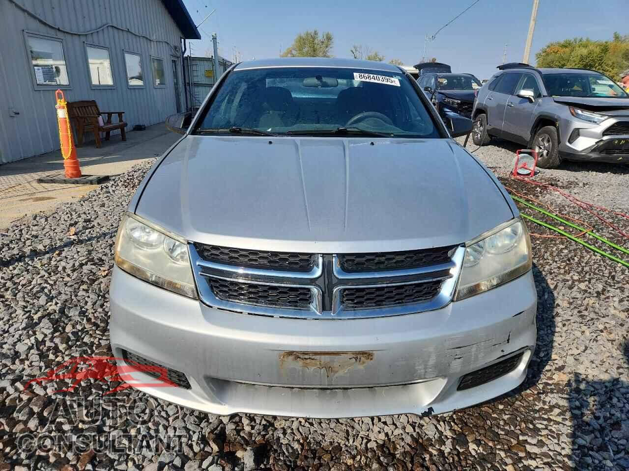 DODGE AVENGER 2012 - 1C3CDZAB7CN235397
