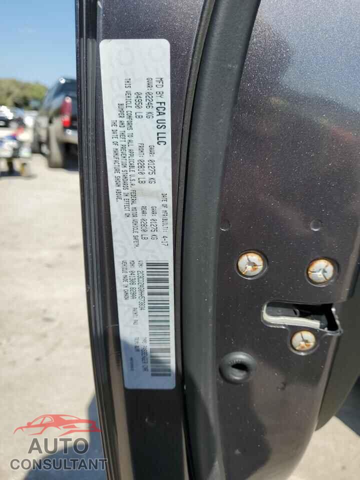 DODGE CHALLENGER 2017 - 2C3CDZAG0HH573834