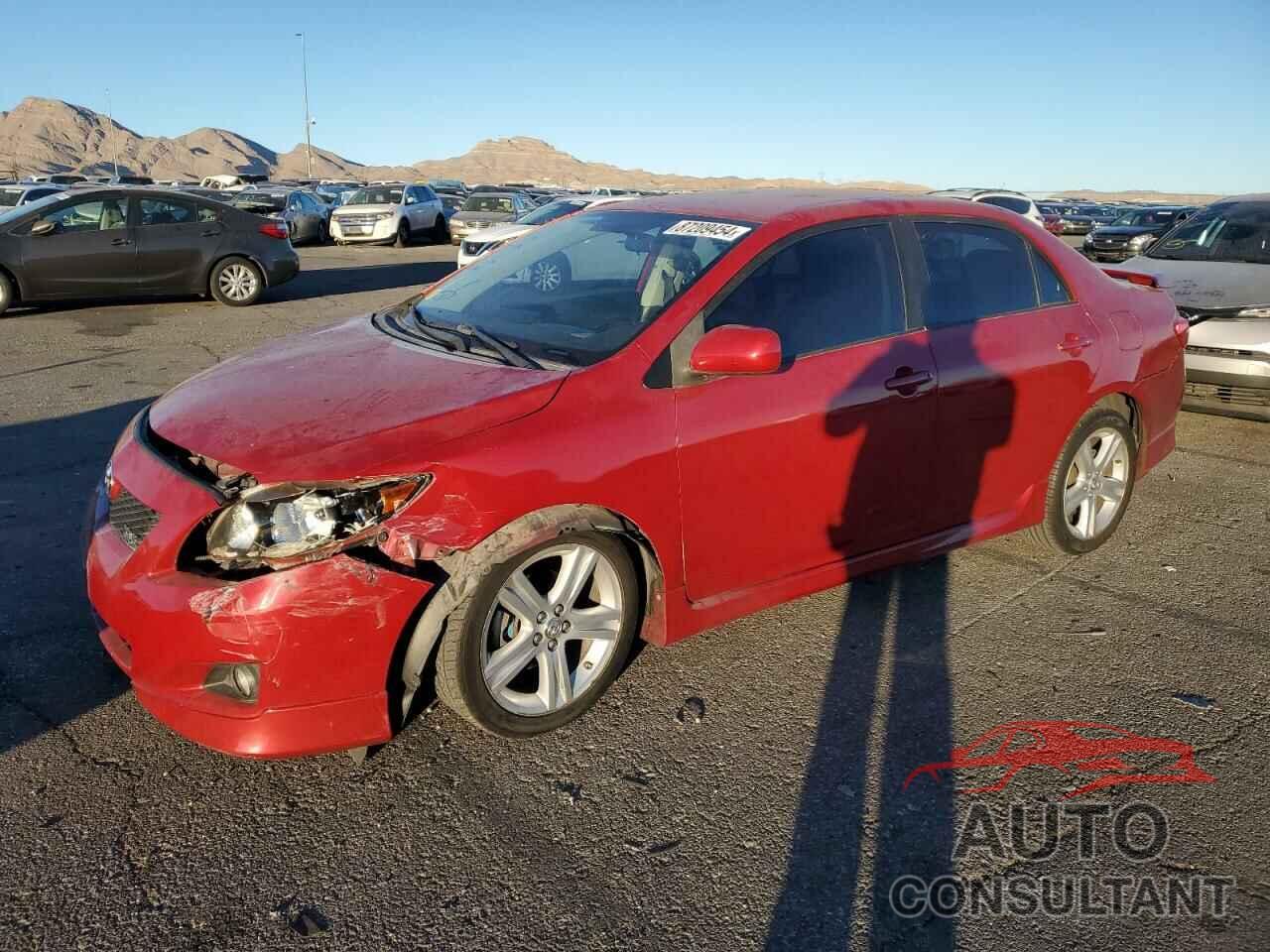 TOYOTA COROLLA 2009 - 1NXBE40EX9Z038429