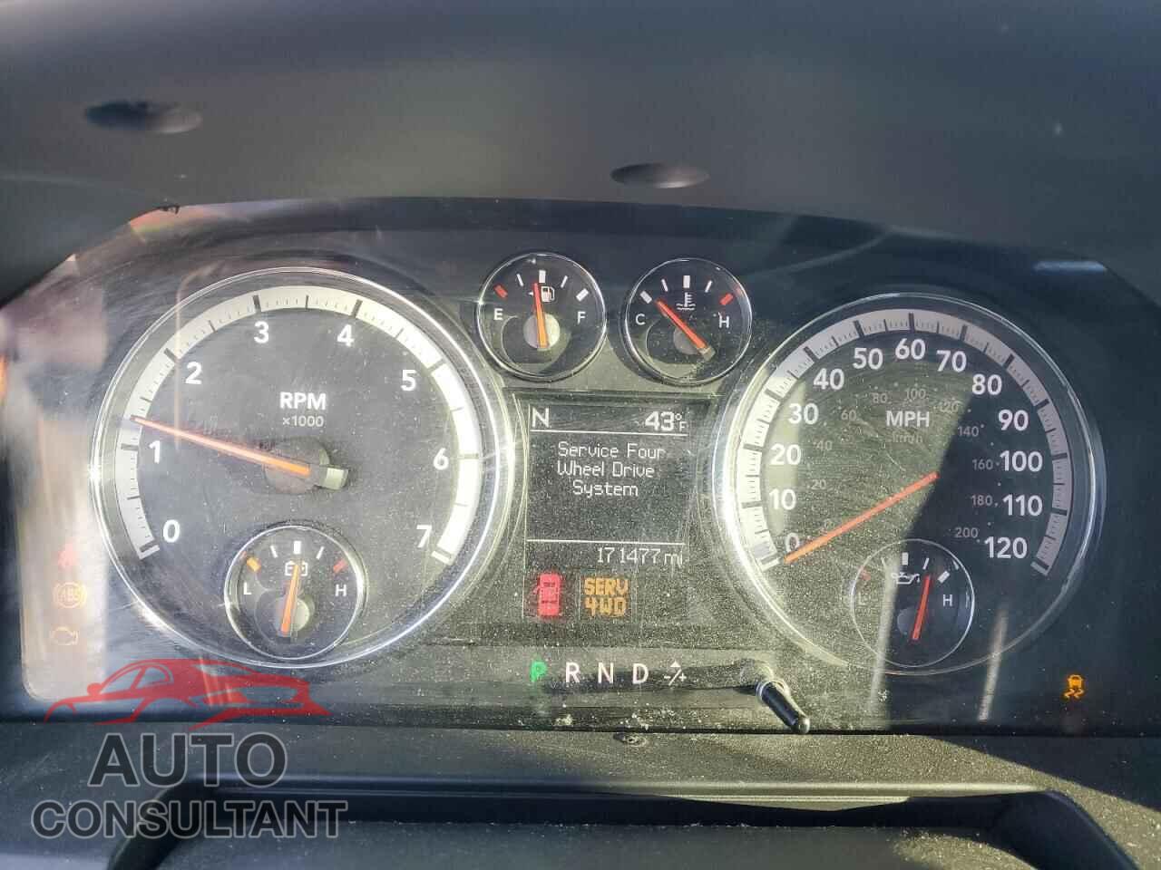 DODGE RAM 1500 2012 - 1C6RD7NT8CS305303