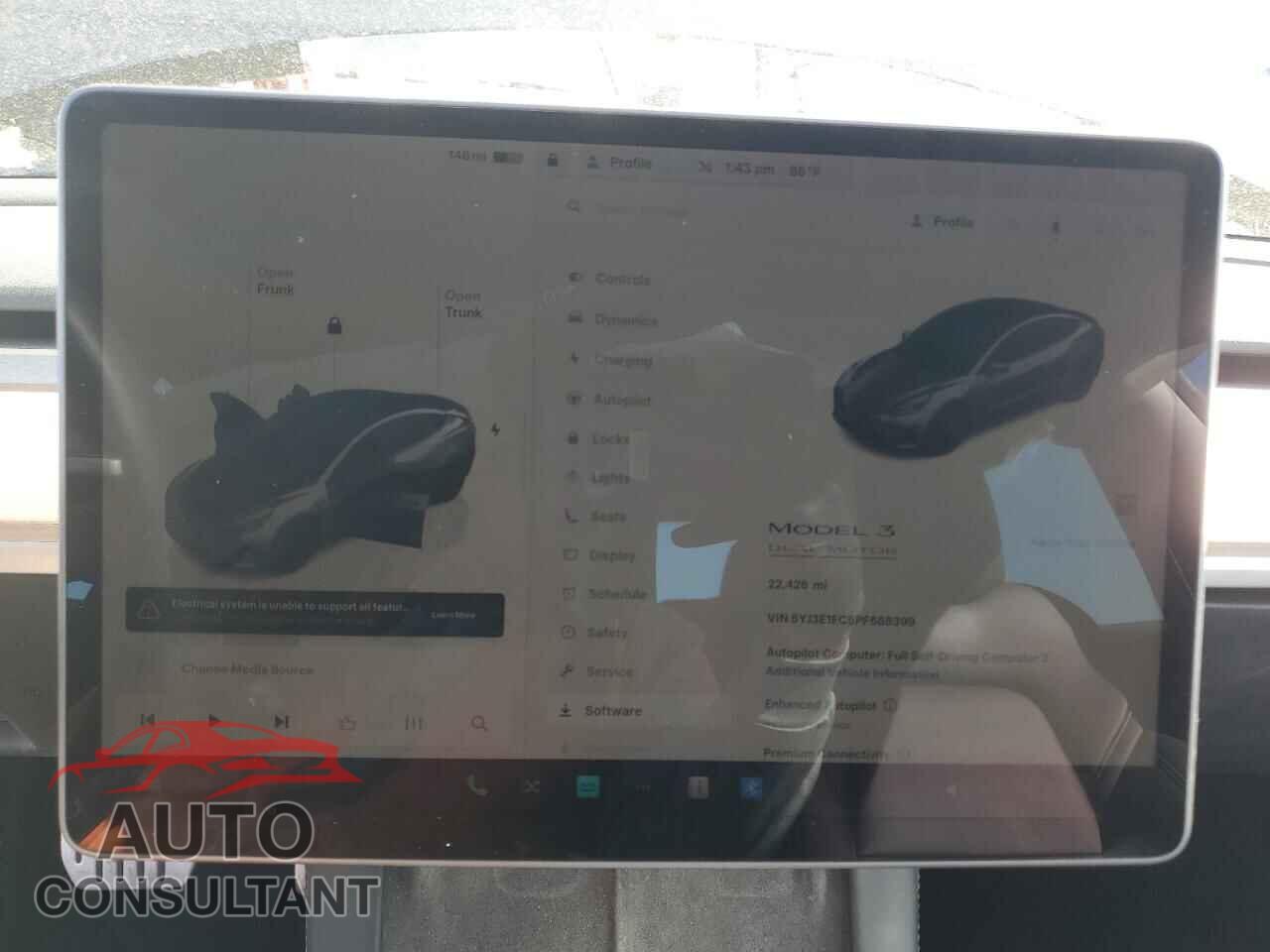 TESLA MODEL 3 2023 - 5YJ3E1EC5PF688399