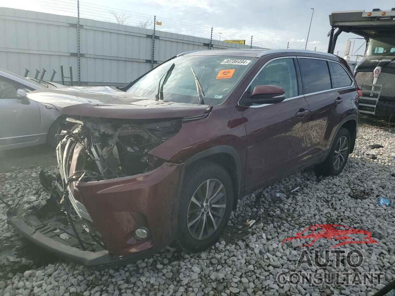 TOYOTA HIGHLANDER 2018 - 5TDJZRFH5JS825980