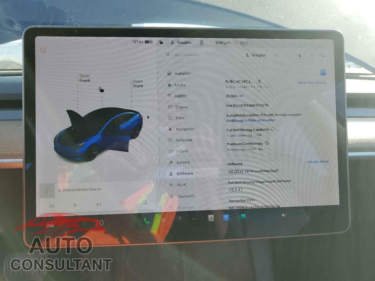TESLA MODEL 3 2021 - 5YJ3E1EA8MF837074