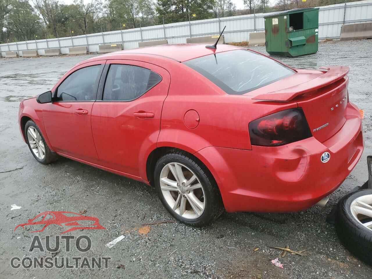 DODGE AVENGER 2013 - 1C3CDZAG6DN771819