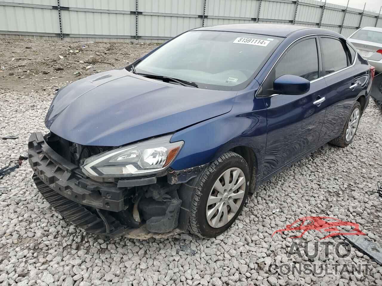 NISSAN SENTRA 2017 - 3N1AB7AP3HY343196