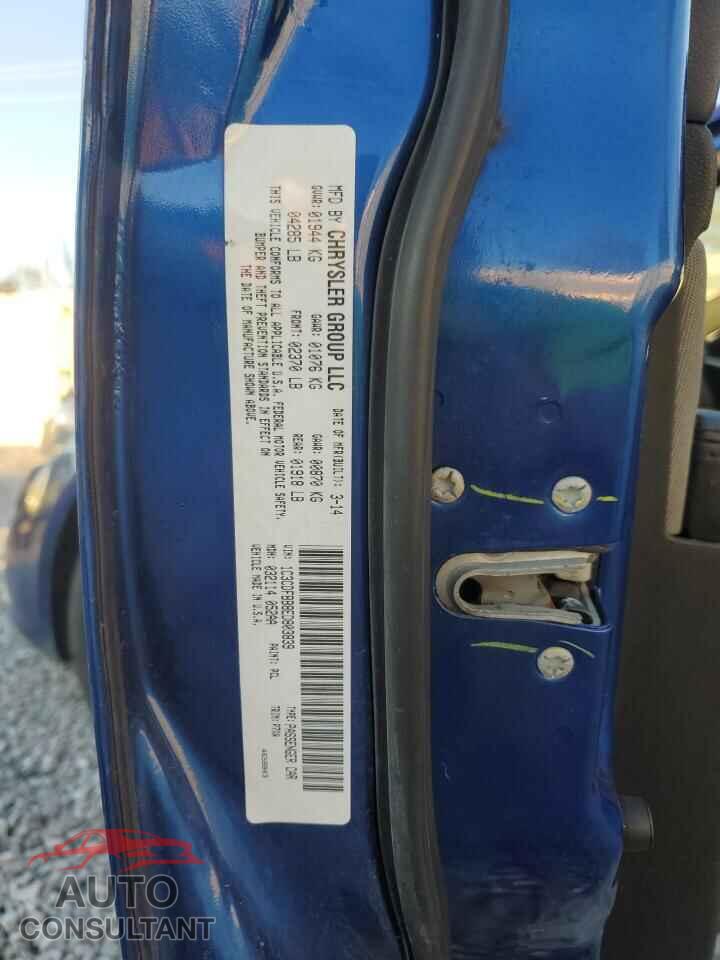 DODGE DART 2014 - 1C3CDFBB8ED803839