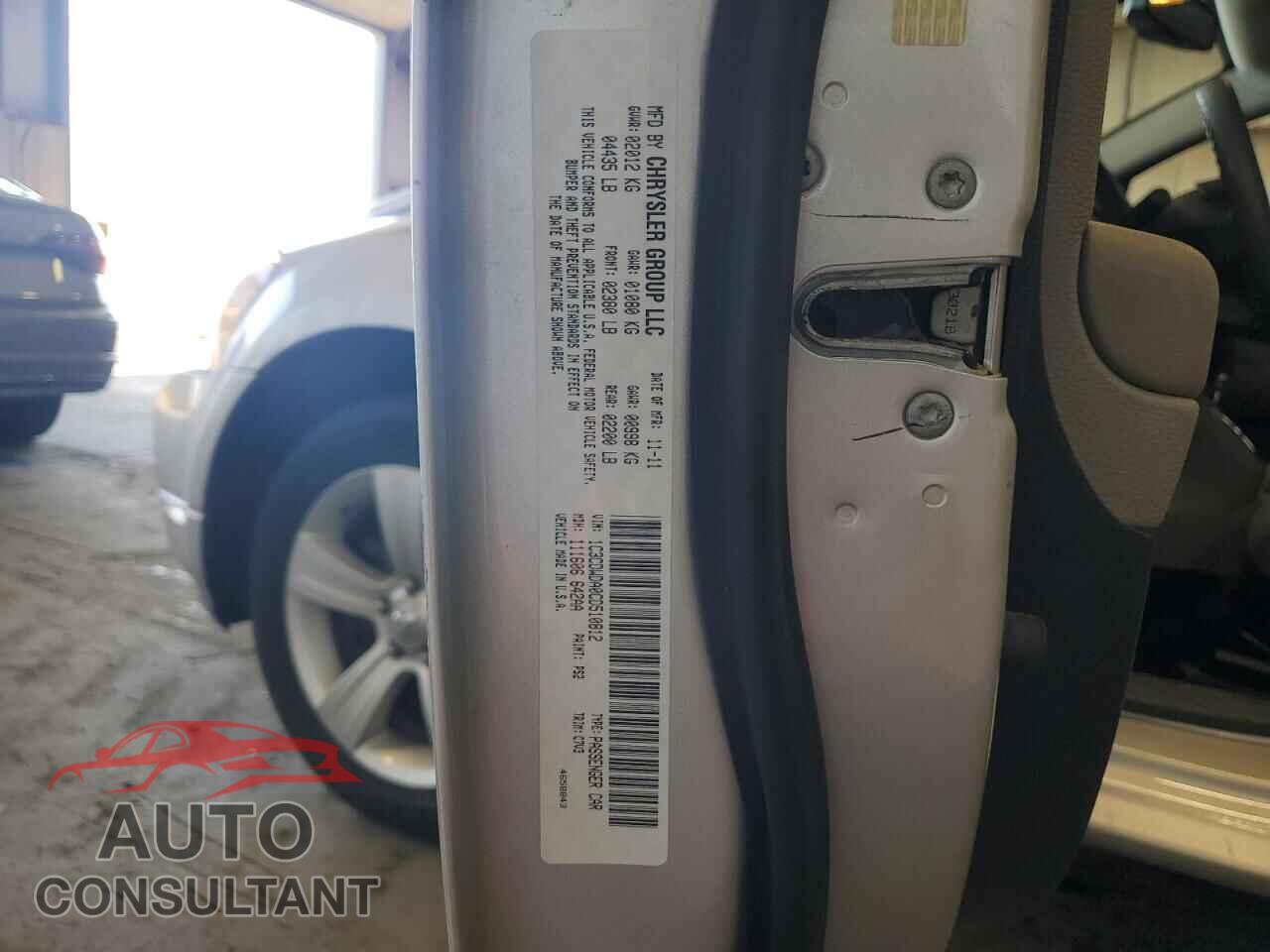 DODGE CALIBER 2012 - 1C3CDWDA0CD510812