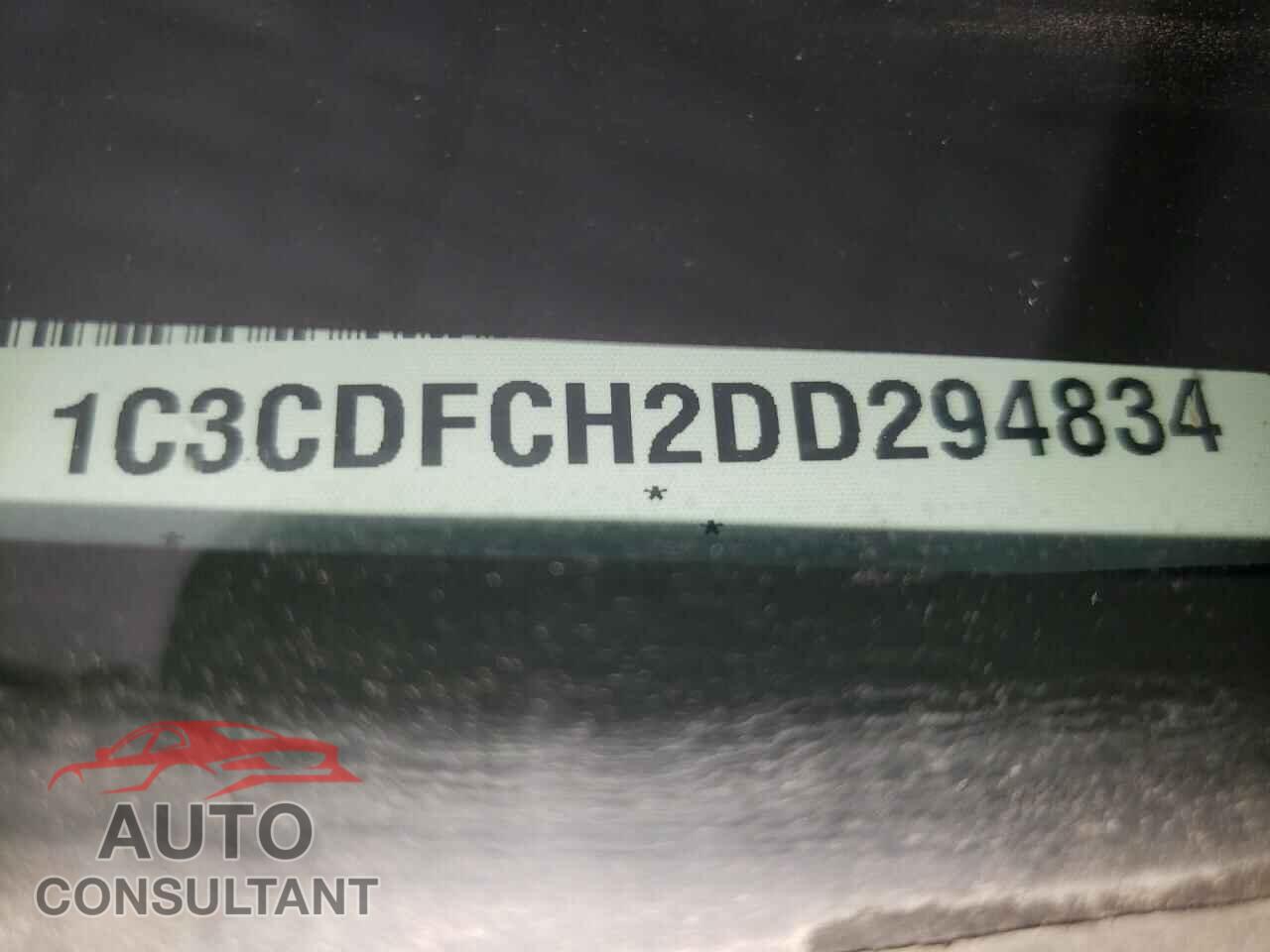 DODGE DART 2013 - 1C3CDFCH2DD294834