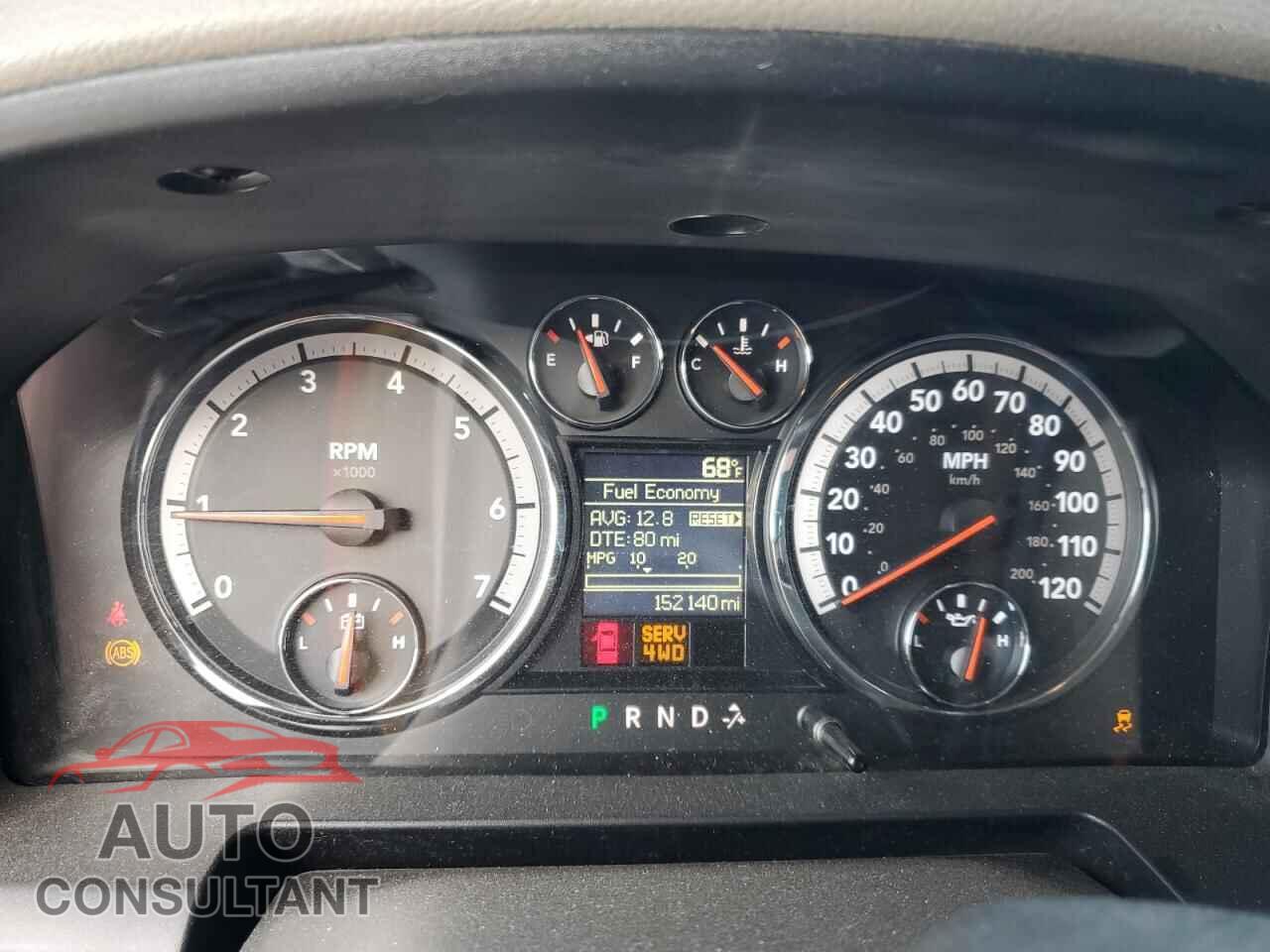 DODGE RAM 1500 2012 - 1C6RD7FT5CS261100