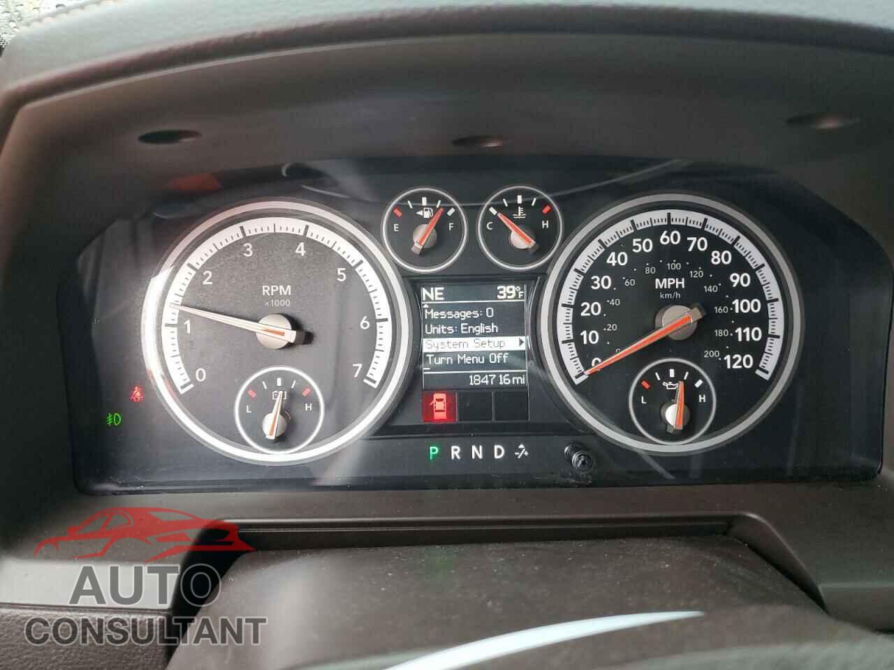 DODGE RAM 1500 2012 - 1C6RD7PT3CS120332