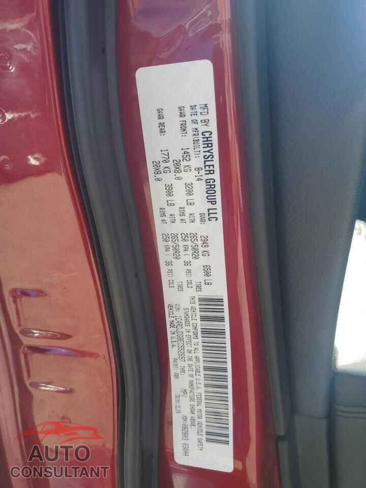 DODGE DURANGO 2014 - 1C4RDJDG8EC552697