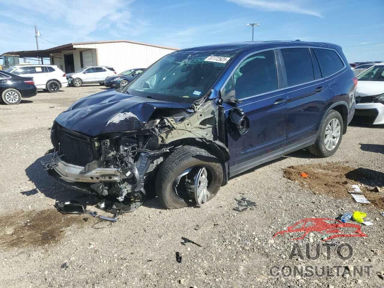 HONDA PILOT 2019 - 5FNYF5H17KB014347