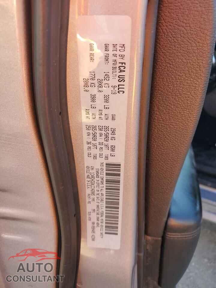 DODGE DURANGO 2020 - 1C4RDHDGXLC142005